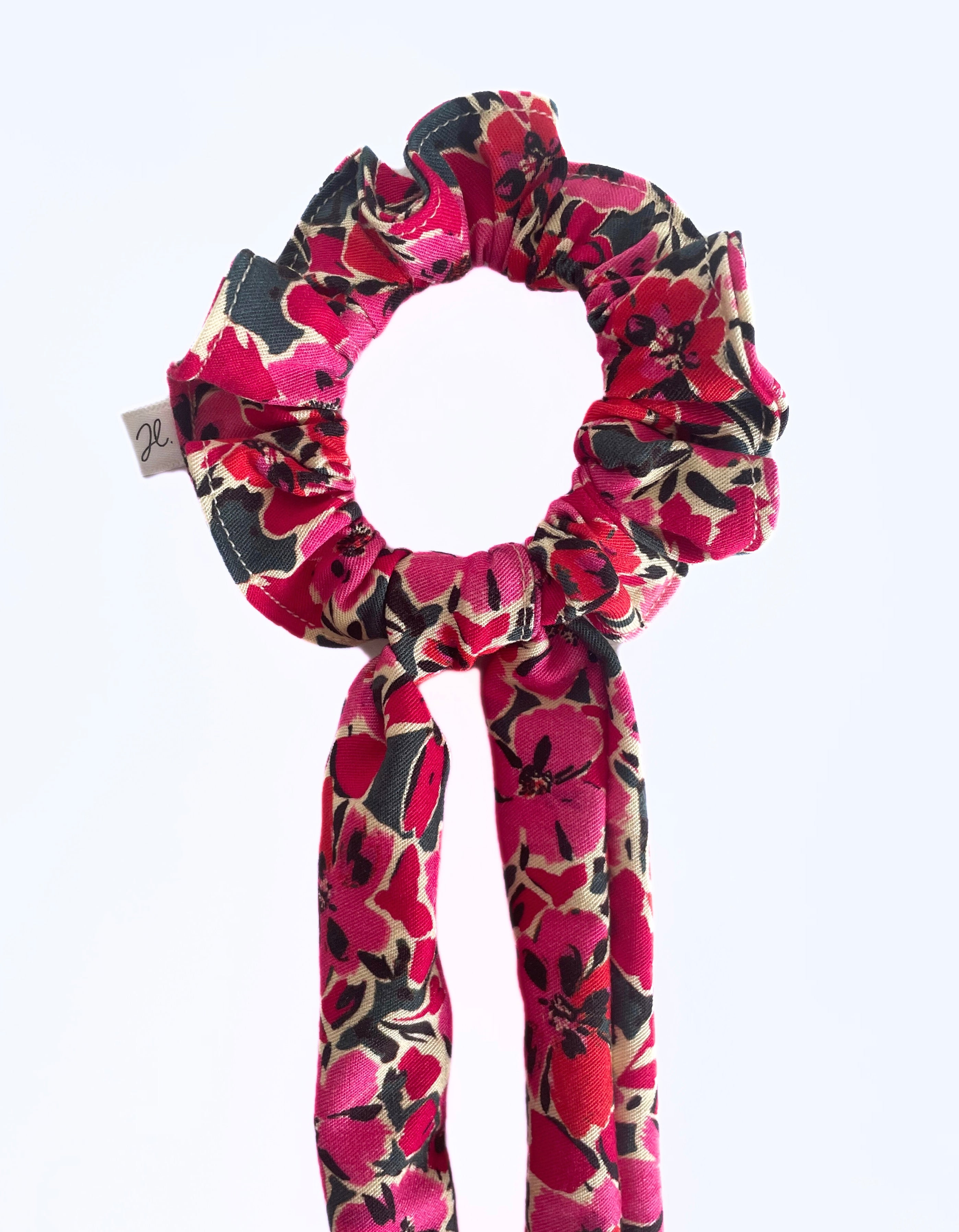 Chouchou ruban FLAMINGO