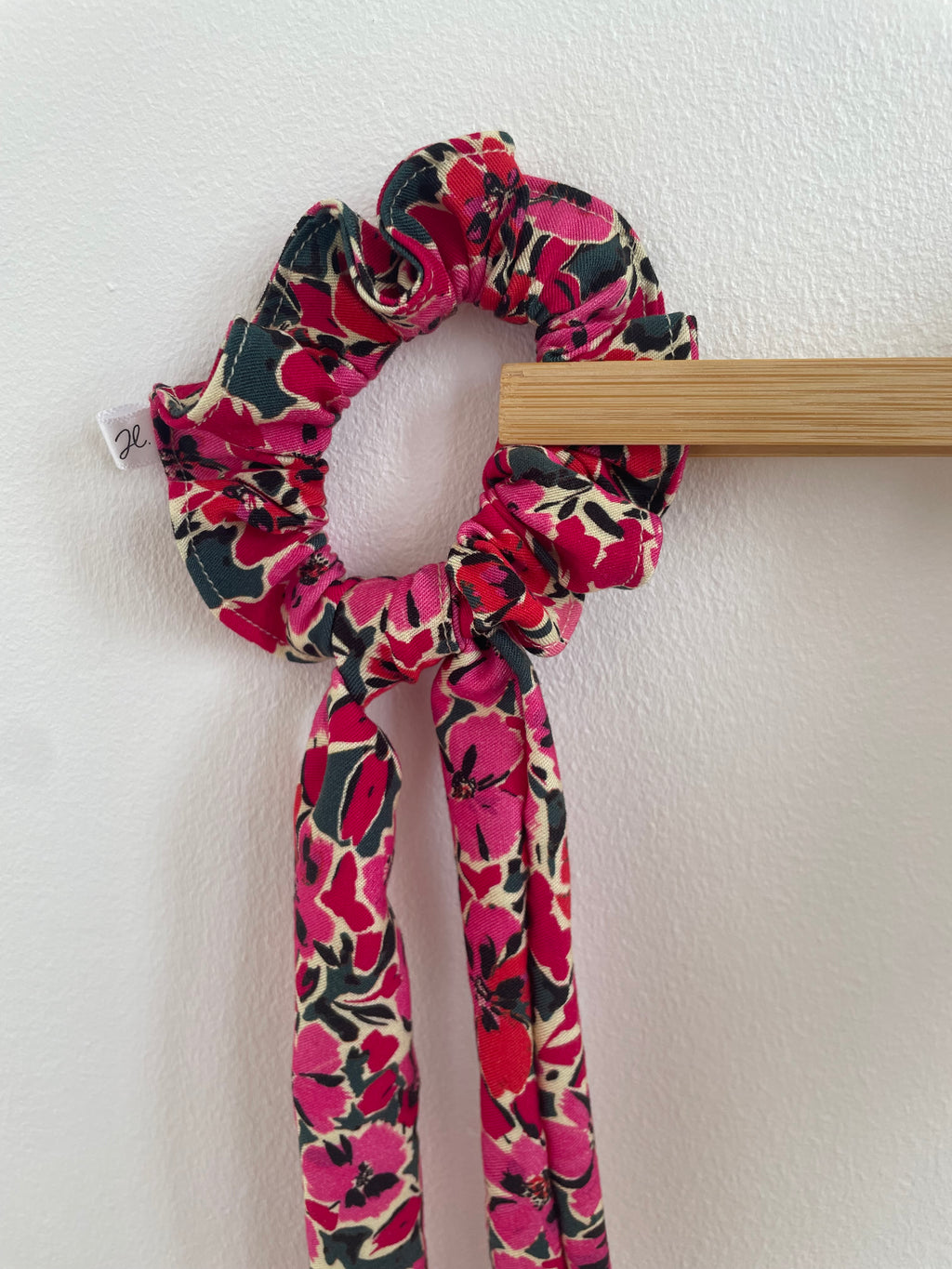 Chouchou ruban FLAMINGO