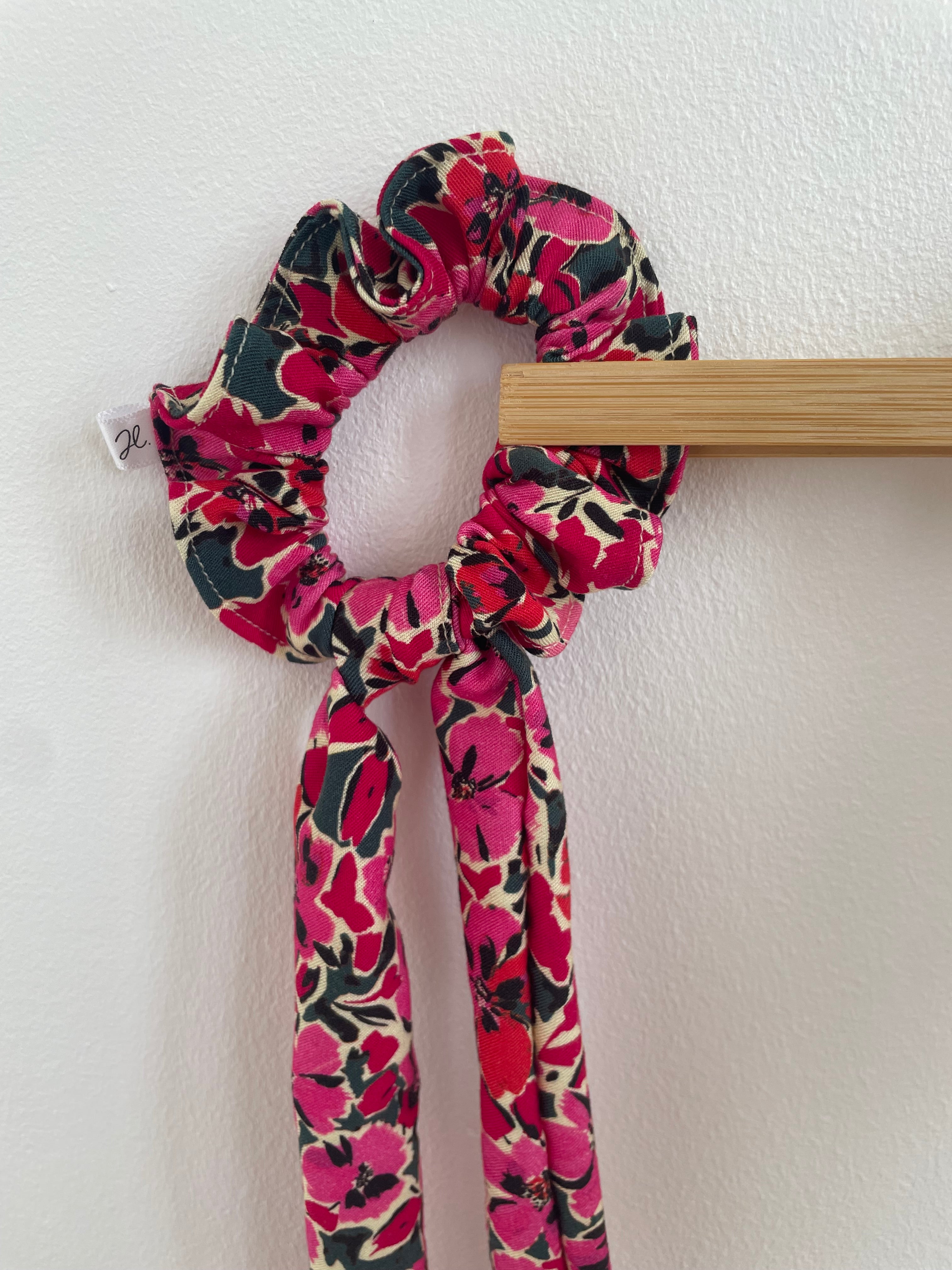 Chouchou ruban FLAMINGO