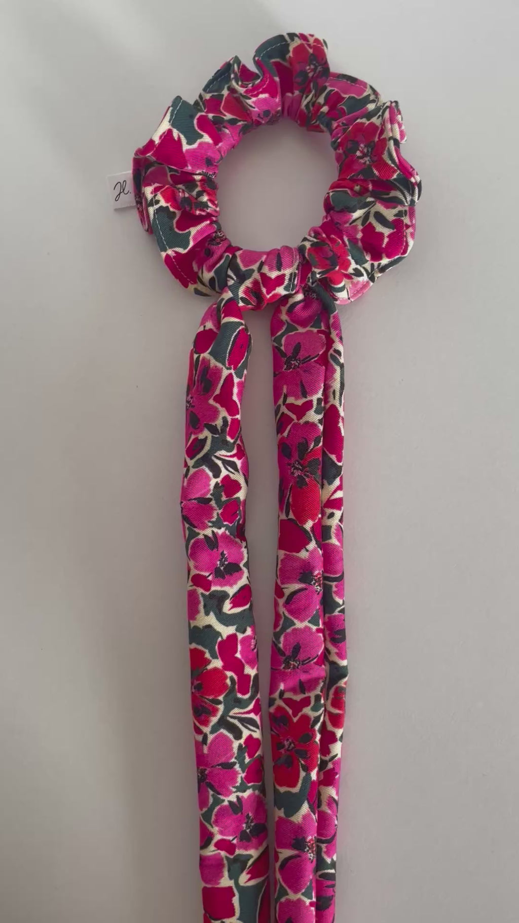 Chouchou ruban FLAMINGO